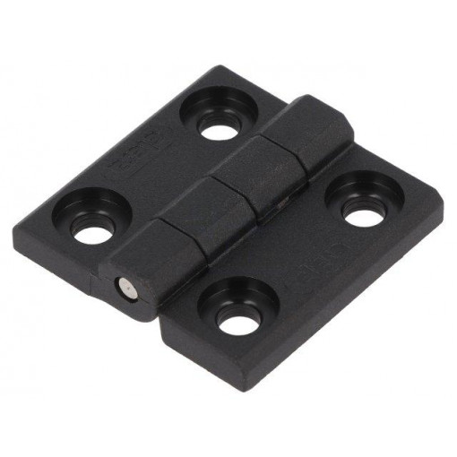 CFM.40 CH-5; Hinge; Width: 40mm; technopolymer (PA); black; H: 40mm; ELESA+GANTER