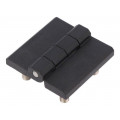 CFM.40 P-M5X12; Hinge; Width: 40mm; technopolymer (PA); black; H: 40mm; ELESA+GANTER CFM.40 P-M5X12; Hinge; Width: 40mm; technopolymer (PA); black; H: 40mm; ELESA+GANTER