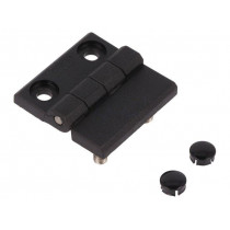 CFM.40 P-M5X12-CH-5; Hinge; Width: 40mm; technopolymer (PA); black; H: 40mm; ELESA+GANTER
