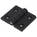 CFM.60-45-SH-6; Hinge; Width: 60mm; technopolymer (PA); black; H: 45mm; ELESA+GANTER CFM.60-45-SH-6; Hinge; Width: 60mm; technopolymer (PA); black; H: 45mm; ELESA+GANTER