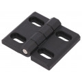 CFM.60-SL-CH-6; Hinge; Width: 60mm; technopolymer (PA); black; H: 70mm; ELESA+GANTER CFM.60-SL-CH-6; Hinge; Width: 60mm; technopolymer (PA); black; H: 70mm; ELESA+GANTER