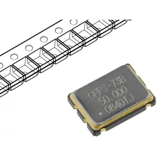 LFSPXO018044; Generator: quartz; 50MHz; SMD; Dim: 7x5mm; 3.3V; ±50ppm; 0÷70°C; IQD FREQUENCY PRODUCTS