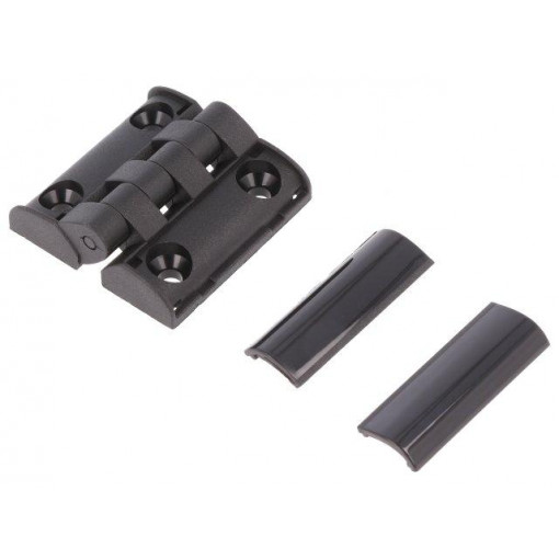 CFT.40 SH-4-C9; Hinge; Width: 38mm; technopolymer (PA); black; H: 39.5mm; -20÷80°C; ELESA+GANTER