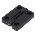 CFV.65 EH-6; Hinge; Width: 49.5mm; technopolymer (PA); black; H: 65mm; ELESA+GANTER CFV.65 EH-6; Hinge; Width: 49.5mm; technopolymer (PA); black; H: 65mm; ELESA+GANTER