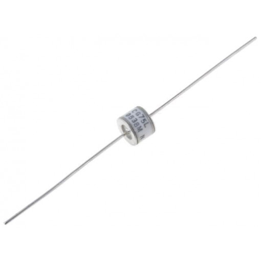 CG75L; Arrester: surge arrester; THT; Leads: axial; Ubr type: 75V; 10GΩ; LITTELFUSE CG75L; Arrester: surge arrester; THT; Leads: axial; Ubr type: 75V; 10GΩ; LITTELFUSE