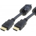 CG511D-018-PB; Cable; HDMI 1.4; HDMI plug,both sides; 1.8m; black; VCOM