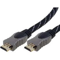 ; Cable; HDMI 1.4; HDMI plug,both sides; 3m; grey-black; VCOM ; Cable; HDMI 1.4; HDMI plug,both sides; 3m; grey-black; VCOM