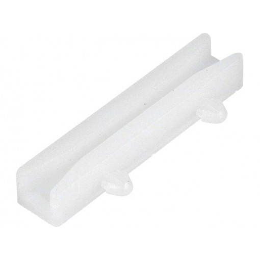 CGLA-4S; Guide; polyamide; natural; A: 40mm; B: 20mm; Mounting: snap fastener; FIX&FASTEN
