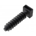 CH-8; Peg; polyamide; UL94V-2; black; H: 37mm; H1: 6.3mm; L: 12.7mm; W: 10mm; KSS WIRING