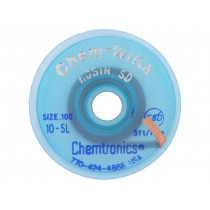 CW10-5L; Tape: desoldering; W: 2.54mm; L: 1.5m; CHEMTRONICS CW10-5L; Tape: desoldering; W: 2.54mm; L: 1.5m; CHEMTRONICS