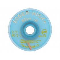 SW80-2-5; Tape: desoldering; W: 1.5mm; L: 1.5m; CHEMTRONICS SW80-2-5; Tape: desoldering; W: 1.5mm; L: 1.5m; CHEMTRONICS