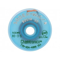 SW80-3-5; Tape: desoldering; W: 2mm; L: 1.5m; CHEMTRONICS SW80-3-5; Tape: desoldering; W: 2mm; L: 1.5m; CHEMTRONICS