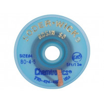 SW80-4-5; Tape: desoldering; W: 2.8mm; L: 1.5m; CHEMTRONICS SW80-4-5; Tape: desoldering; W: 2.8mm; L: 1.5m; CHEMTRONICS