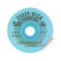 SW80-5-5; Tape: desoldering; W: 3.7mm; L: 1.5m; CHEMTRONICS SW80-5-5; Tape: desoldering; W: 3.7mm; L: 1.5m; CHEMTRONICS