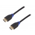 CH0062; Cable; HDMI 2.0; HDMI plug,both sides; 2m; LOGILINK