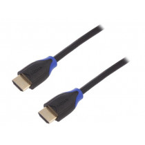 CH0062; Cable; HDMI 2.0; HDMI plug,both sides; 2m; LOGILINK