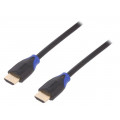 CH0063; Cable; HDMI 2.0; HDMI plug,both sides; 3m; LOGILINK