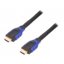 CH0066; Cable; HDMI 2.0; HDMI plug,both sides; 10m; LOGILINK