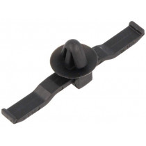 150-08110; Snap handle; UL94V-2; black; Panel thick: max.1.2mm; Ht: 7.7mm; HELLERMANNTYTON 150-08110; Snap handle; UL94V-2; black; Panel thick: max.1.2mm; Ht: 7.7mm; HELLERMANNTYTON