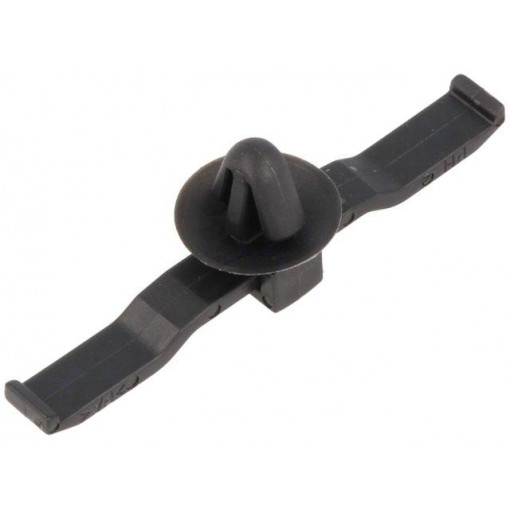 150-08110; Snap handle; UL94V-2; black; Panel thick: max.1.2mm; Ht: 7.7mm; HELLERMANNTYTON 150-08110; Snap handle; UL94V-2; black; Panel thick: max.1.2mm; Ht: 7.7mm; HELLERMANNTYTON