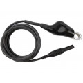 CIH22105; Ground/earth cable; 48VDC; 1A; Len: 2m; black; Insulation: silicone; CLIFF
