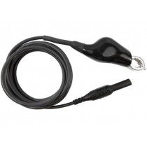 CIH22105; Ground/earth cable; 48VDC; 1A; Len: 2m; black; Insulation: silicone; CLIFF