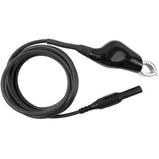 CIH22105; Ground/earth cable; 48VDC; 1A; Len: 2m; black; Insulation: silicone; CLIFF