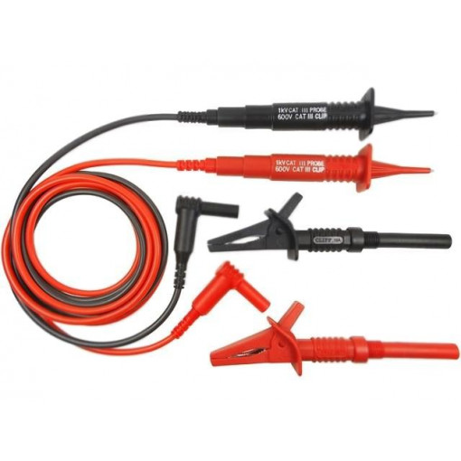 CIH3007; Test acces: test lead; 4mm angled banana plug-test probe; 10A; CLIFF CIH3007; Test acces: test lead; 4mm angled banana plug-test probe; 10A; CLIFF