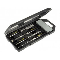 T1180; Kit: chisels; 4pcs; wood; Tip width: 13mm,19mm,25mm,6mm; C.K