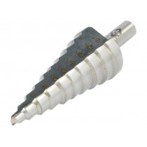 T3008; Drill bit; for thin tinware; Ø: 6÷30.5mm; HSS; Steps: 10; C.K
