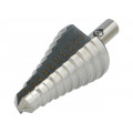 T3012; Drill bit; for thin tinware; Ø: 12.5÷32.5mm; HSS; Steps: 11; C.K