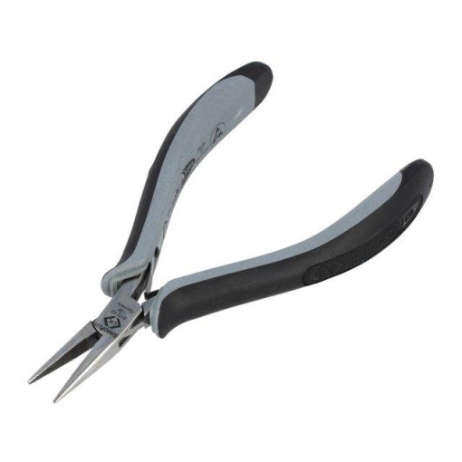 T3772 1D120; Pliers; straight,half-rounded nose; ESD; 130mm; C.K