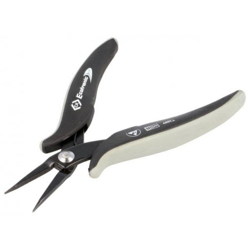 T3889; Pliers; half-rounded nose; ESD; for gripping,for bending; 152mm; C.K