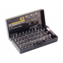 T4509; Kit: screwdriver bits; Pcs: 41; 25mm; Mounting: 1/4