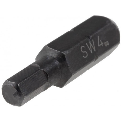 T4560 HEX40; Screwdriver bit; Allen hex key; HEX 4mm; Overall len: 25mm; C.K