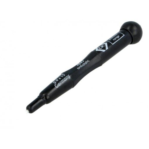 T4845 09; Ceramic trimmer; Blade length: 16mm; Overall len: 110mm; Bit: slot; C.K T4845 09; Ceramic trimmer; Blade length: 16mm; Overall len: 110mm; Bit: slot; C.K