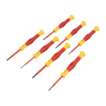 T4897; Kit: screwdrivers; Pcs: 7; precision,insulated; 1kVAC; C.K