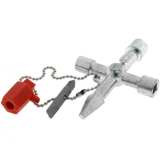 495015; Key; for control cabinets; 90mm; C.K