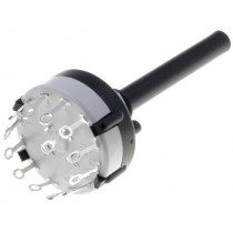 CK1029; Switch: rotary; Pos: 12; 0.15A/250VDC; Poles number: 1; 30°; 999MΩ; LORLIN