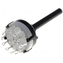 CK1030; Switch: rotary; Pos: 6; 0.15A/250VDC; Poles number: 2; 30°; -30÷85°C; LORLIN