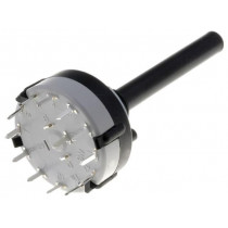 CK1049; Switch: rotary; Pos: 12; 0.15A/250VDC; Poles number: 1; 30°; 999MΩ; LORLIN