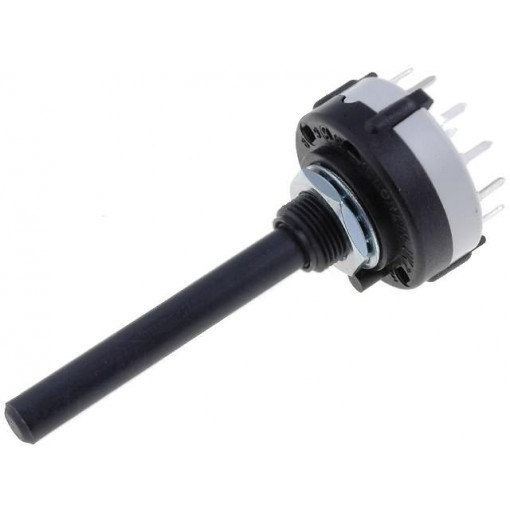 CK1050; Switch: rotary; Pos: 6; 0.15A/250VDC; Poles number: 2; 30°; -30÷85°C; LORLIN