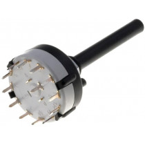 CK1059; Switch: rotary; Pos: 12; 0.15A/250VDC; Poles number: 1; 30°; 999MΩ; LORLIN