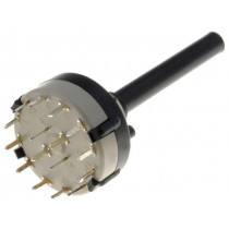 CK1062; Switch: rotary; Pos: 3; 0.15A/250VDC; Poles number: 4; 30°; -30÷85°C; LORLIN