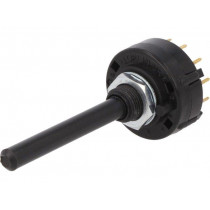CK1513; Switch: rotary; Pos: 6; 0.15A/250VDC; Poles number: 2; 30°; -30÷85°C; LORLIN