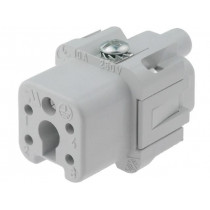 CKF 04; Connector: HDC; female; CK/MK; PIN: 5; 4+PE; size 21.21; 10A; 250V; ILME