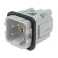 CKM 04; Connector: HDC; male; CK/MK; PIN: 5; 4+PE; size 21.21; 10A; 250V; ILME