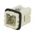 CKSM 03; Connector: HDC; male; CKS; PIN: 4; 3+PE; size 21.21; 10A; 400V; ILME
