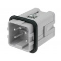 CKSM 04; Connector: HDC; male; CKS; PIN: 5; 4+PE; size 21.21; 10A; 400V; ILME