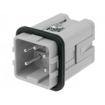 CKSM 04; Connector: HDC; male; CKS; PIN: 5; 4+PE; size 21.21; 10A; 400V; ILME